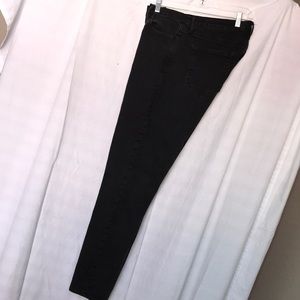 Gap 1969 Skinny Jeans in Black Wash, 33 Tall.